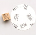 Perlenfischer スタンプ☆カトラリーアウトライン スプーン ナイフ フォーク(BESTECK OUTLINE)☆木製 プレゼント クラフト 雑貨 保...