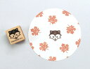 Perlenfischer スタンプ☆キツネ 動物 顔(FUCHSKOPF)☆木製 プレゼント クラフト 雑貨 保育園 幼稚園 先生【メール便発送可】