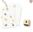 【在庫限り】cats on appletrees ミニスタンプ☆小さい花5(Little Flower 5)☆植物 木製 プレゼント クラフト 雑貨 保育園 幼...