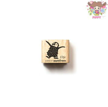 cats on appletrees ミニスタンプ☆Penguin Eltje☆ペンギン バンザイ 動物木製 プレゼント クラフト 雑貨 保育園 幼稚園 先生【メール便発送可】の商品画像 2