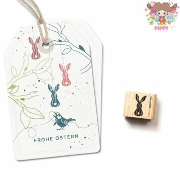 cats on appletrees ミニスタンプ☆Wooden Pendant Rabbit☆ウサギ うさぎ バニー 木製 ペンダント イースター木製 プレゼント クラフト 雑貨 保育園 幼稚園 先生【メール便発送可】