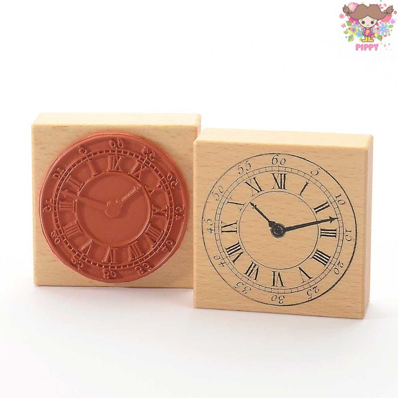 HEINDESIGN ラバースタンプ☆ Große Uhr☆ 時計 文字盤 アナログ クラシック ビンテージ 大きい 大きめ ..