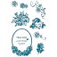 RICO DESIGN シリコンスタンプ クリアスタンプ☆ローズ バラ lOVE(SILICONE STAMPS ROSES)☆シリコン ..