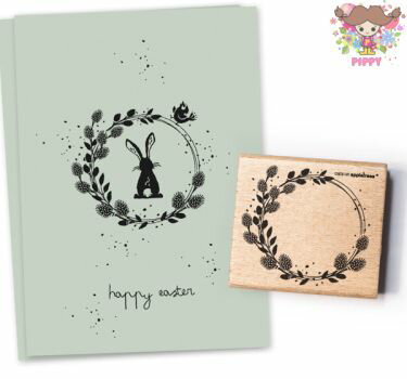 Rakuten - 【在庫限り】cats on appletrees スタンプ☆Spring Wreath☆リース 春の花【メール便発送可】木製 プレゼント クラフト 雑貨 保育園 幼稚園 先生