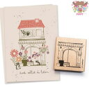 cats on appletrees スタンプ☆House 4 Outline☆ハウス 家 建物 04 アウトライン【メール便発送可】木製 プレゼント クラフト...