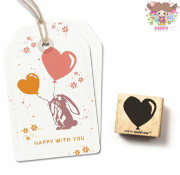 cats on appletrees スタンプ☆Big Heart Balloon☆ハート バルーン 風船 イベント パーティー【メール便発送可】木製 プレゼント クラフト 雑貨 保育園 幼稚園 先生