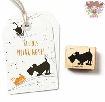 cats on appletrees スタンプ☆Karl☆犬 いぬ イヌ ドッグ カール 動物木製 プレゼント クラフト 雑貨 保育園 幼稚園 先生
