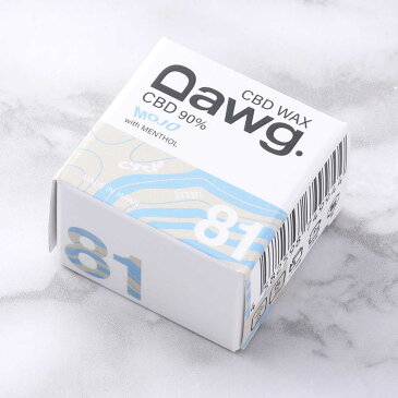 ワックス単品 Dawg. ドーグ CBD WAX 900mg 単品 モジョメンソール 81 MOJO with MENTHOL 電子タバコ ペンタイプ ワックス リキッド 高濃度 90% ニコチン0 安全 日本製 ヘンプ 植物由来 カンナビノイド シービーディー 持ち運び リフレッシュ