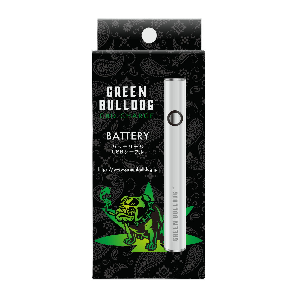PIQQOLのGREEN BULLDOG グリーンブルドッグ CBD バッテリー｜アングル2