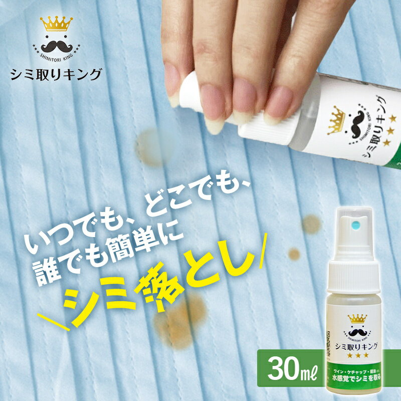 シミ抜き剤 シミ取りキング 30ml 繊