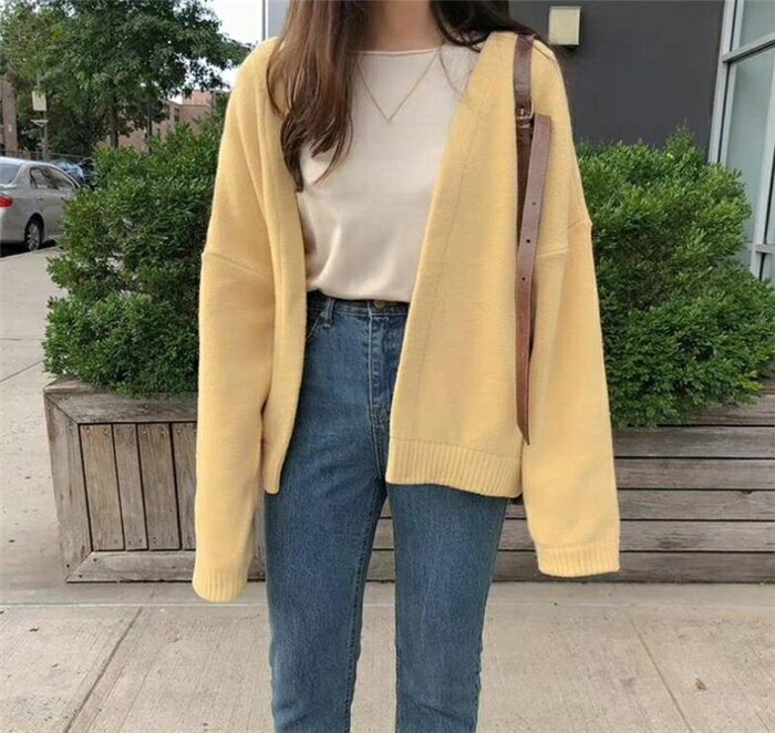 カーディガン レディース Vネック 長袖 ニット アウター ボレロ ショート コート 体型カバー 羽織り トップス 厚手 セーターおしゃれ ゆったり 大人気 シ...