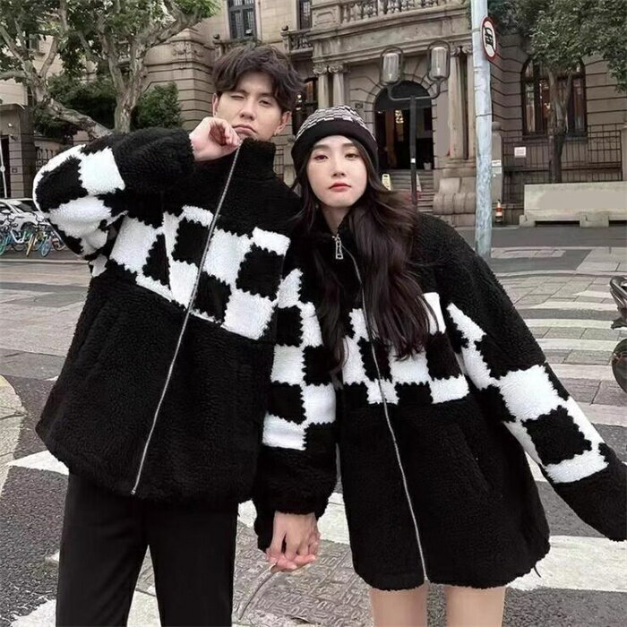 ペアルック ボアジャケット 男女兼用 防寒 コート おしゃれ レディース メンズ アウター カップル 厚手 ムートンジャケット ブルゾン 防寒 冬服 暖かい ポ...