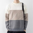 セーター メンズ ニット クルーネック セーター 長袖 ニット トップス メンズ 秋服 オーバーサイズ ゆったり ニット体型カバー おしゃれ 大人気 ビジネス ...
