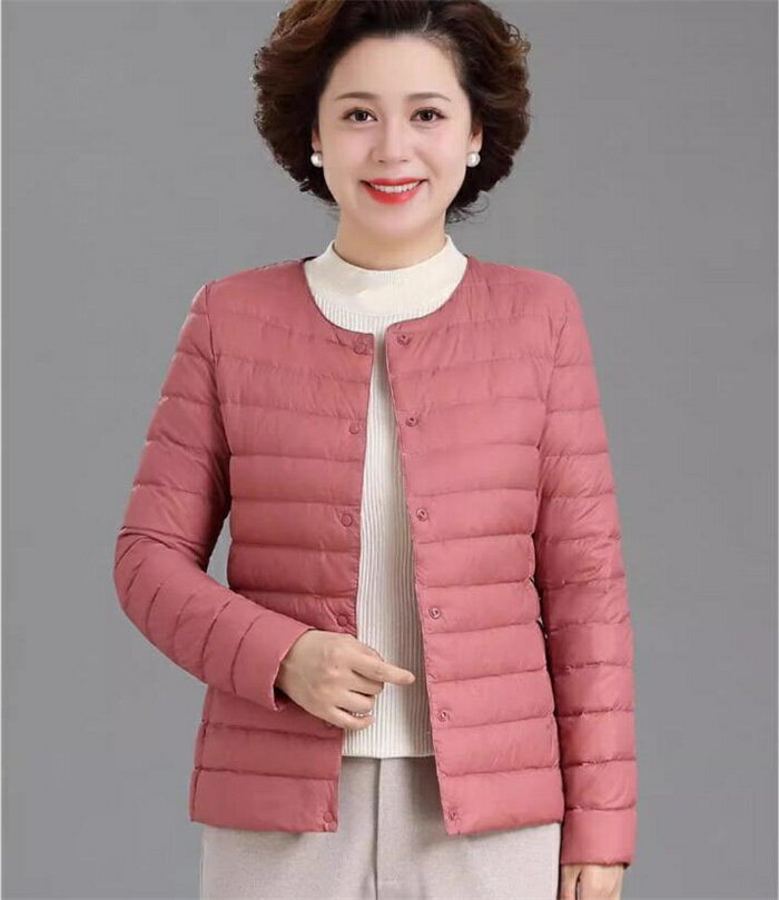 シニアファッション 軽量 ダウンジャケット 厚手 ショート コート 体型カバー おばあちゃん アウター 無地 ゆったり 大人気 暖かい 冬服 婦人服 母 ママ ...