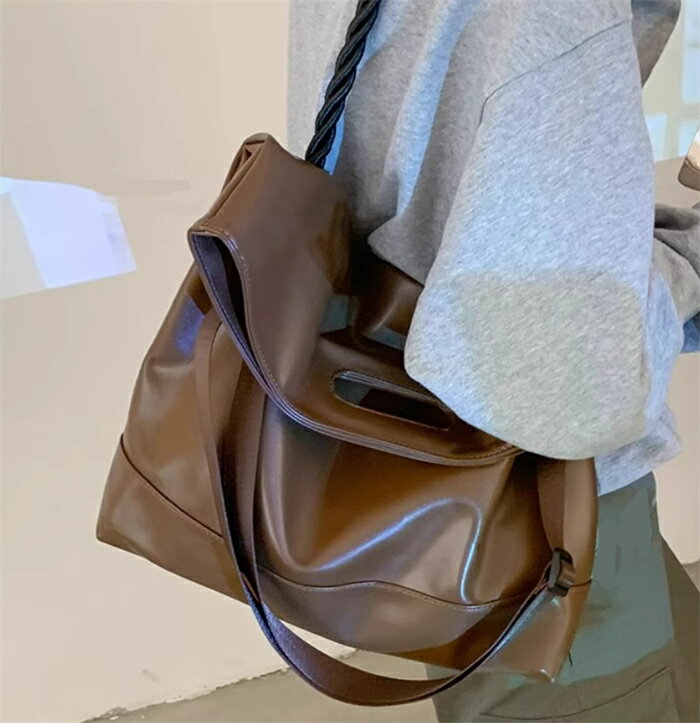 ショルダー バッグ レディース トートバッグ レ ファスナー付き かばん おしゃれ カジュアル ポケット ビジネスバッグ 大きめ 肩掛け鞄 通勤 通学 多収納 仕事用 オフィスバッグ おしゃれ 多収納 20代 30代 40代 50代 送料無料