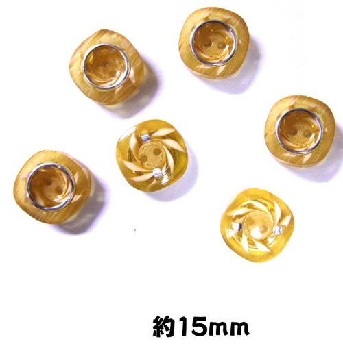 乐天商城 - ＜店頭在庫処分＞バラバラ 特価 ボタン （ 釦 ) オレンジ系 （ 15ミリ ) ぼたん 飾り オシャレ ばらボタン 綺麗