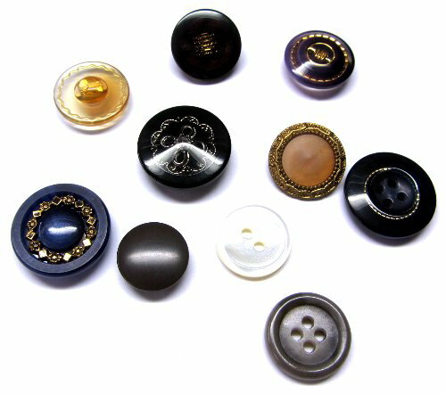 乐天商城 - ＜店頭在庫処分 10個セット＞バラバラ 特価 ボタン （ 釦 ) 10個セット　＃554（ すべて1セット限りです。追加はありません ) ぼたん 飾り オシャレ ばらボタン 綺麗