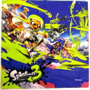 キャラクター ハンカチ スプラトゥーン 3 （ パープル系 ) （ サイズ 30×30cm )（ スプラトゥーン インクリング イカ 任天堂 お出かけ コンパクト おとな 子供 キッズ ハンカチーフ ）【メール便 OK】