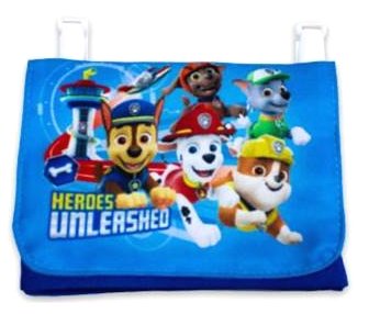 Tote Bag Type - 移動ポケット （ ポケットポーチ ) パウパトロール ( Paw Patrol )（ ブルー 紺 系 ) （ サイズ　約11×14.5×（厚さ）2.5cm ) （ 移動ポケット パウパト 移動ポケット ポケットポーチ パウパト ポケットポーチ 移動ポケット パウパトロール ）