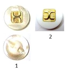 バラボタン デザイン ボタン 23 （ 21ミリ )