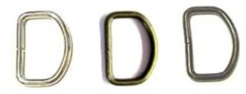 Dカン （ メタル ） 25ミリ（ シルバー アンティックゴールド 黒ニッケル 金 銀 ）【Dかん 手芸用品 手芸材料】