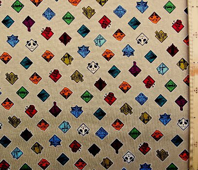 KOT-キャラクター 生地 布 呪術廻戦（ じゅじゅつかいせん ) （ ベージュ ）柄番号2（ 2021 ) シーチング（綿100％）生地幅－約104cm( じゅじゅつかいせん じゅじゅつ )のサムネイル