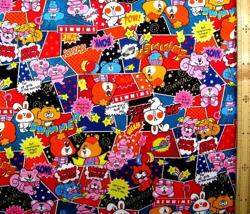 ★残りわずかです（廃番になりました） キャラクター 生地 布 SWIMMER（ スイマー ） （ アメカジ ダー..
