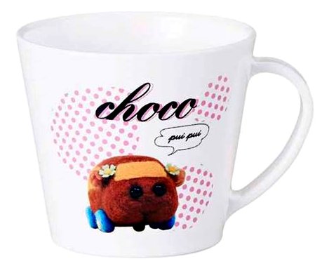キャラクター コップ （ プラカップ ) PUIPUI モルカー（プイプイモルカー）チョコ柄 ( ピンク ) 再生PET コップ 290ml （ プイプイモルカー モルモット 車 モルカーズ ) 【×メール便 （ ゆうパケット ) 不可】