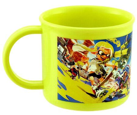キャラクター コップ スプラトゥーン 3 （ 黄緑系 ) 200ml （ スプラトゥーン イン...