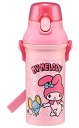 キャラクター 水筒 マイ メロディ ( ピンク系 うしろうしろ ) 480ml ( ワンタッチオープン 直飲みタイプ ) ( マイメロ まいめろ サンリオ ラン...