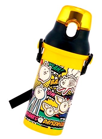 キャラクター 水筒 にゃんこ大戦争 （ にゃんこ大戦争 26 ) 480ml （ ワンタッチオープン 直飲みタイプ ) ( 水筒 にゃんこ大戦争 水筒 水筒にゃんこ大戦争 ランチグッズ 食器 ランチ すいとう にゃんこ ) 【×メール便 （ ゆうパケット ) 不可