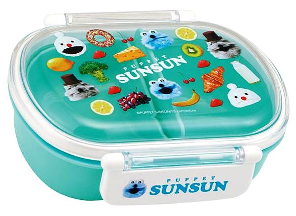 乐天商城 - キャラクター ランチボックス（ お弁当箱 ) パペットスンスン （ グリーン系 ) 360ml 小判型 ( 弁当箱 パペットスンスン 弁当箱 ランチボックス パペットスンスン ランチボックス パペットスンスン 弁当箱 360 ランチボックスパペットスンスン )