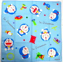 キャラクター ランチクロス ドラえもん( I'm Doraemon ギンガム ブルー系 )( サイズ 約43×43cm 綿100% )( ドラエもん どらえもん ランチョンマット 給食ナフキン ランチマット 子供 幼稚園 ハンドメイド )【メール便 OK】
