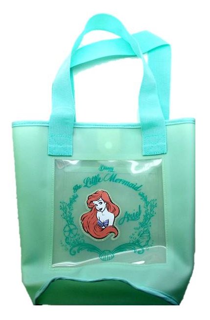 キャラクター ビニールバッグ ( プールバッグ ) トート ディズニープリンセス ( アリエル ) マチあり (..