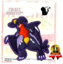 キャラクター シール ワッペン ポケットモンスター ( ガブリアス ) ( 大きさ 約4×4cm1枚入り ) ( ポケモン ワッペン アップリケ シールタイプ 接着 ハンドメイド かわいい おしゃれ大人 子供 こども 女の子 男の子 入園 入学 )