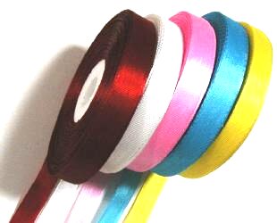 Ribbon - 人絹 リボン （ 12ミリ ) 1反売り【手芸用品 手芸材料】