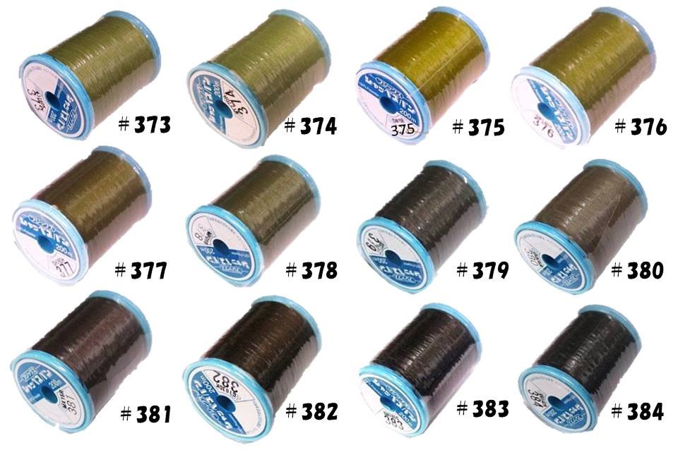 シャッペスパン 60番 200m巻き（ シャッペ ミシン糸 縫い糸 )色指定分 （ 373-384 ) （ ミシン糸 ブラウン 茶色 ミシン糸 グリーン 深緑 うぐいす色 グリーン系 ）【メール便 （ ゆうパケット ) OK】