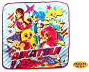 キャラクター タオルハンカチ （ 小 ) アイカツ！ （ 25cm角 ) ブルーストライプ【キッズ】【キャラクター】【タオル】【ハンカチ】【タオルハンカチ】【メール便 （ ゆうパケット ) OK】