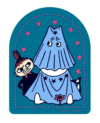 乐天商城 - キャラクター ステッカー シール ムーミン （ ムーミンおばけ ) （ サイズ 約8×6cm 1枚入り ) ( ステッカー ムーミン ステッカー リトルミィ ステッカー ステッカームーミン ムーミンステッカー ステッカーリトルミィ ムーミン谷 デコステッカー )