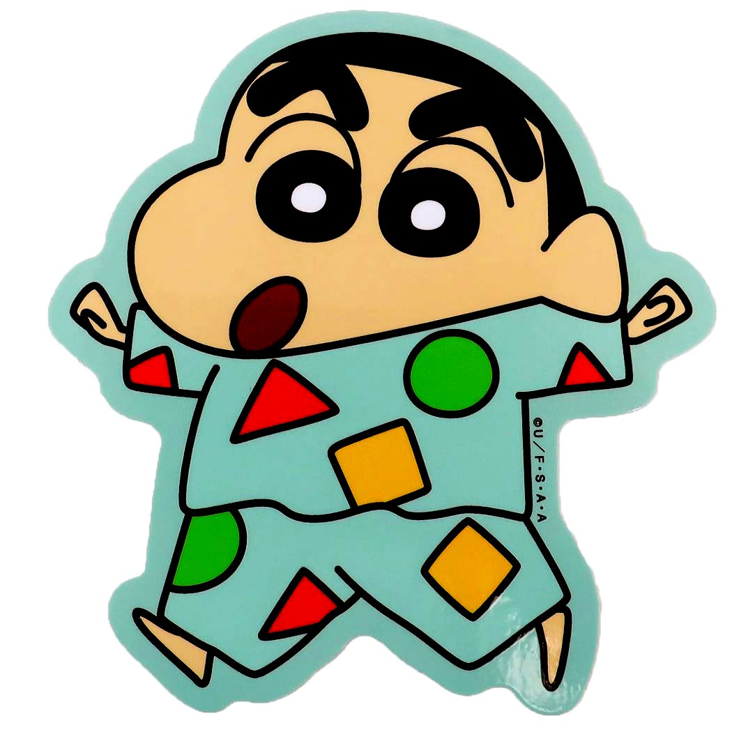 乐天商城 - キャラクター ステッカー シール クレヨンしんちゃん （ しんちゃん パジャマ )（ サイズ 約11×10.5cm 1枚入り ) ( ステッカー クレヨンしんちゃん ステッカー ステッカークレヨンしんちゃん しんちゃん しんのすけ クレヨン ワッペン デコステッカー)