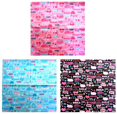 手作り ランチクロス ラブリー リボン サイズー約43cm×43cm（ ランチョンマット 給食ナフキン ランチマット ランチクロス 子供 幼稚園 男の子 女の子 ハンドメイド ）【メール便OK】