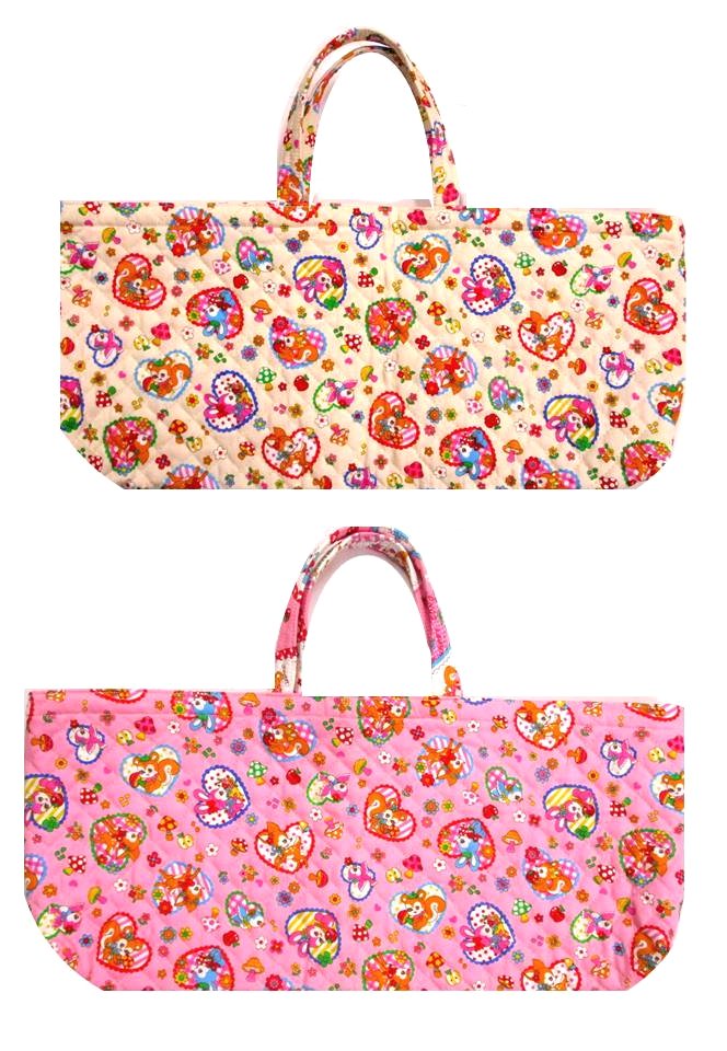 ＜普通サイズは廃番のため・3割引き！＞ピアニカケース （ 手作り ) レトロ アニマル （ ハート柄 ) （..