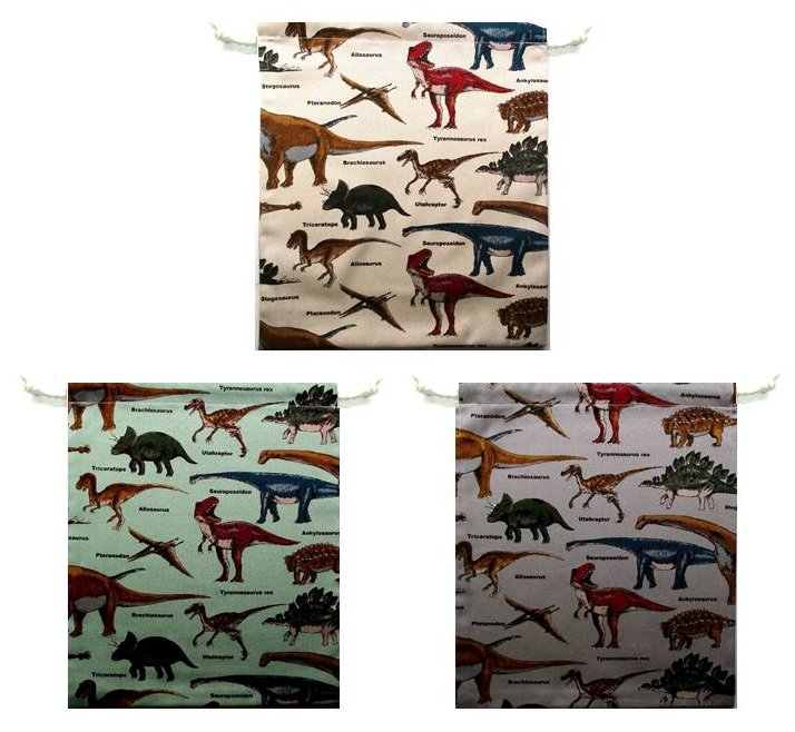 体操服入れ （ 巾着袋・大 )（ 手作り ) 恐竜図鑑 （ 体操服袋 体操着入れ 小物入れ 学校 幼稚園 お祝..