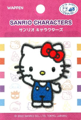 Rakuten - キャラクター 刺しゅう ワッペン サンリオ キャラクターズ （ キティ ) （ 大きさ　約5.8×5cm　1枚入り ) （ ワッペン キティちゃん ワッペン キティ ワッペン ハローキティ ワッペン アイロン キティ アップリケ ステッカー )