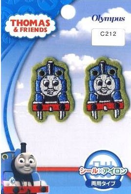 乐天商城 - キャラクター 刺しゅう ワッペン トーマス （ 機関車トーマス ） 小 （ トーマス ) （ ワッペン トーマス ワッペン 機関車トーマス ワッペン ワッペントーマス トーマスワッペン アップリケ )