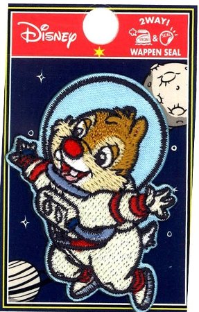 乐天商城 - キャラクター 刺しゅう ワッペン チップ ＆ デール （ デール アストロ ) （ 大きさ　約5.5×4cm　1枚入り )（ メーカー表記 小 ) （ ディズニー ワッペン アップリケ アイロン かわいい おしゃれ マーク キッズ 子供 男の子 女の子 入園 入学 )