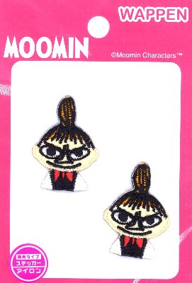 Character - キャラクター 刺しゅう ワッペン ムーミン （ リトルミイ スマイル ) 大きさ 約3.5×2.5cm 各1枚入り （ ワッペン リトルミイ ワッペン ムーミン ワッペン リトルミイワッペン ワッペンリトルミイ アップリケ )