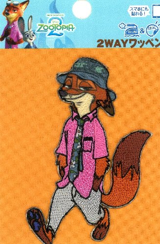 キャラクター 刺しゅう ワッペン ズートピア2 （ ニック 帽子 ) （ メーカー表記 ...
