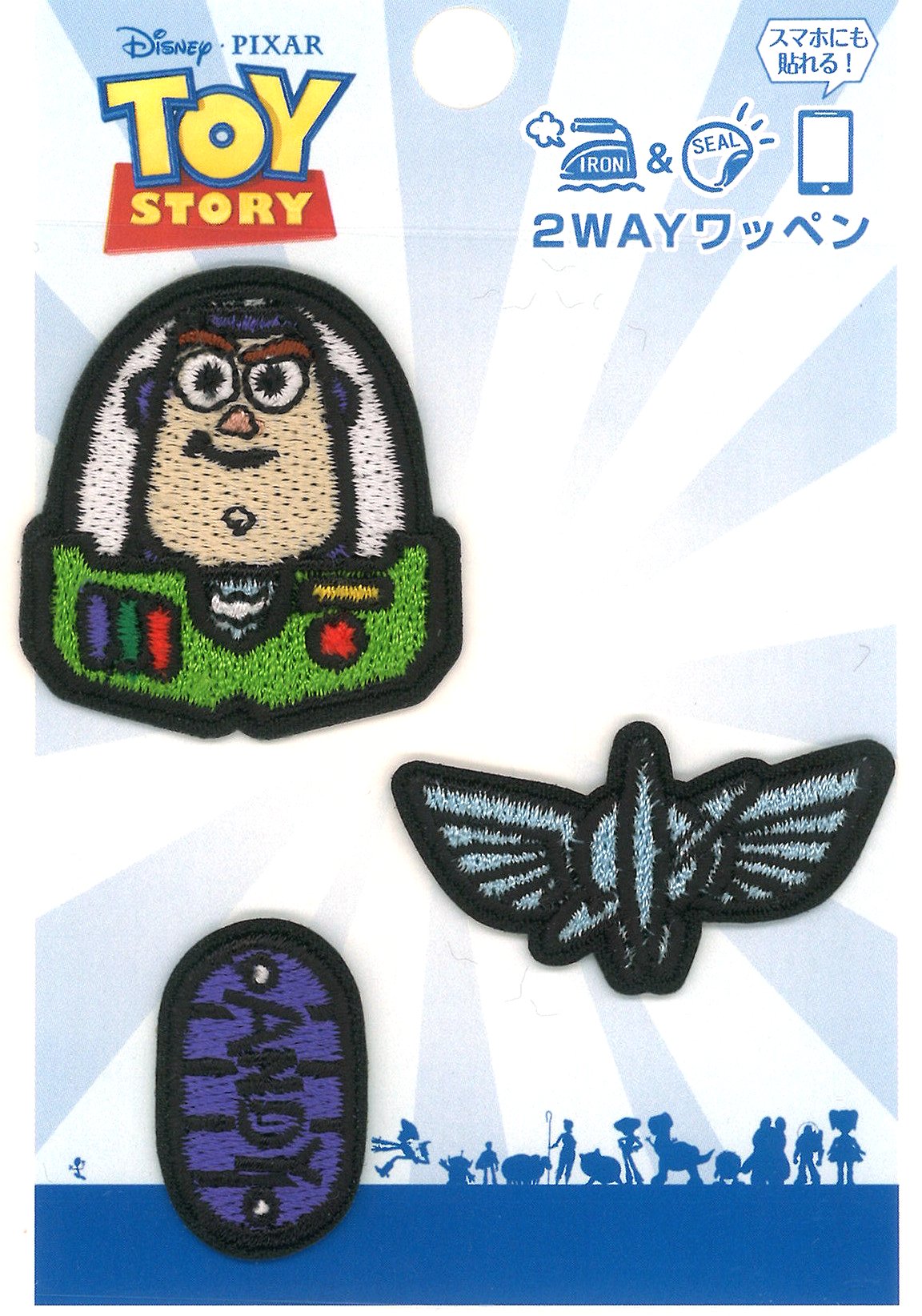 バズ　ワッペンバッジセット 楽天市場】バズ・ライトイヤー ワッペン 大 LIGHTYEAR アイロン シール