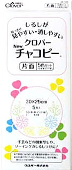 チャコピー （ 紙チャコ チャコペーパー ) 片面5色セット